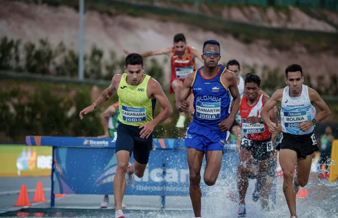 Nahuel Carabaña, al Míting Internacional d'Huelva.
