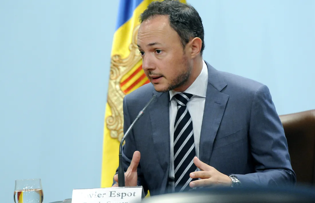 El cap de Govern, Xavier Espot.