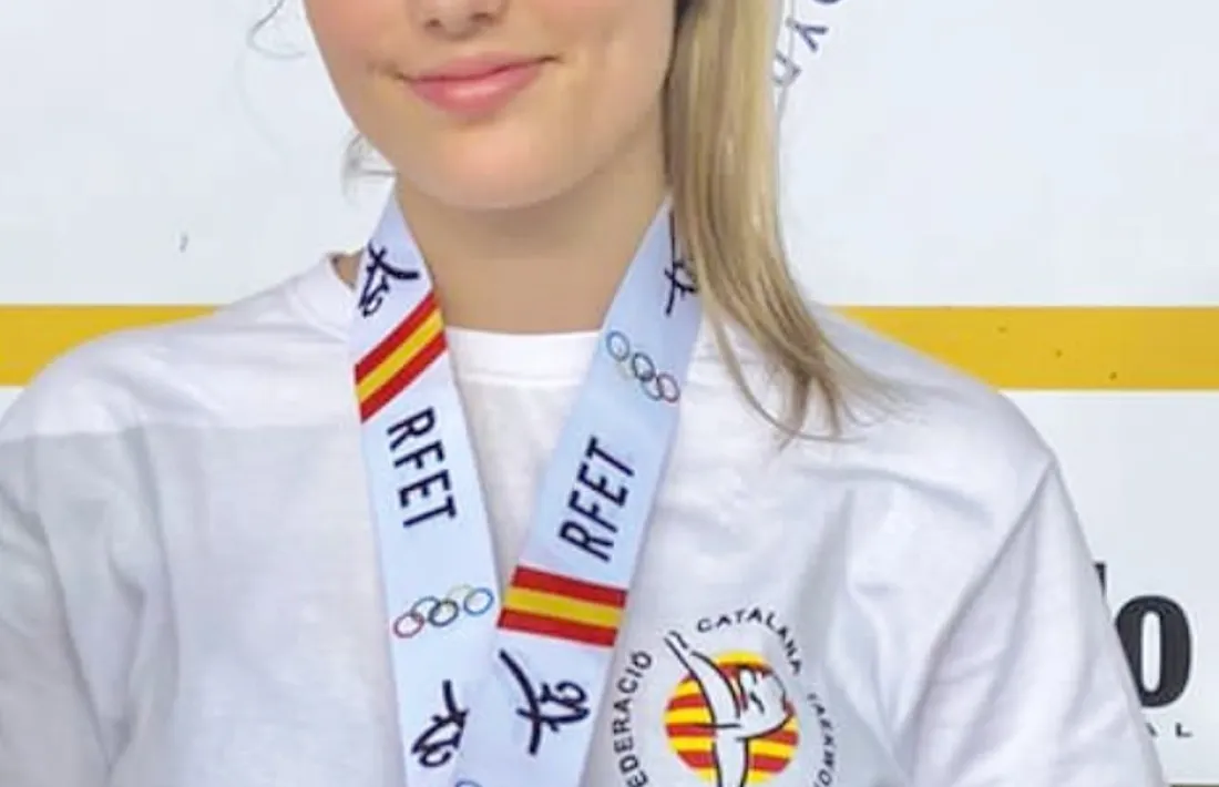 Naiara Liñán, amb el bronze a Almeria.
