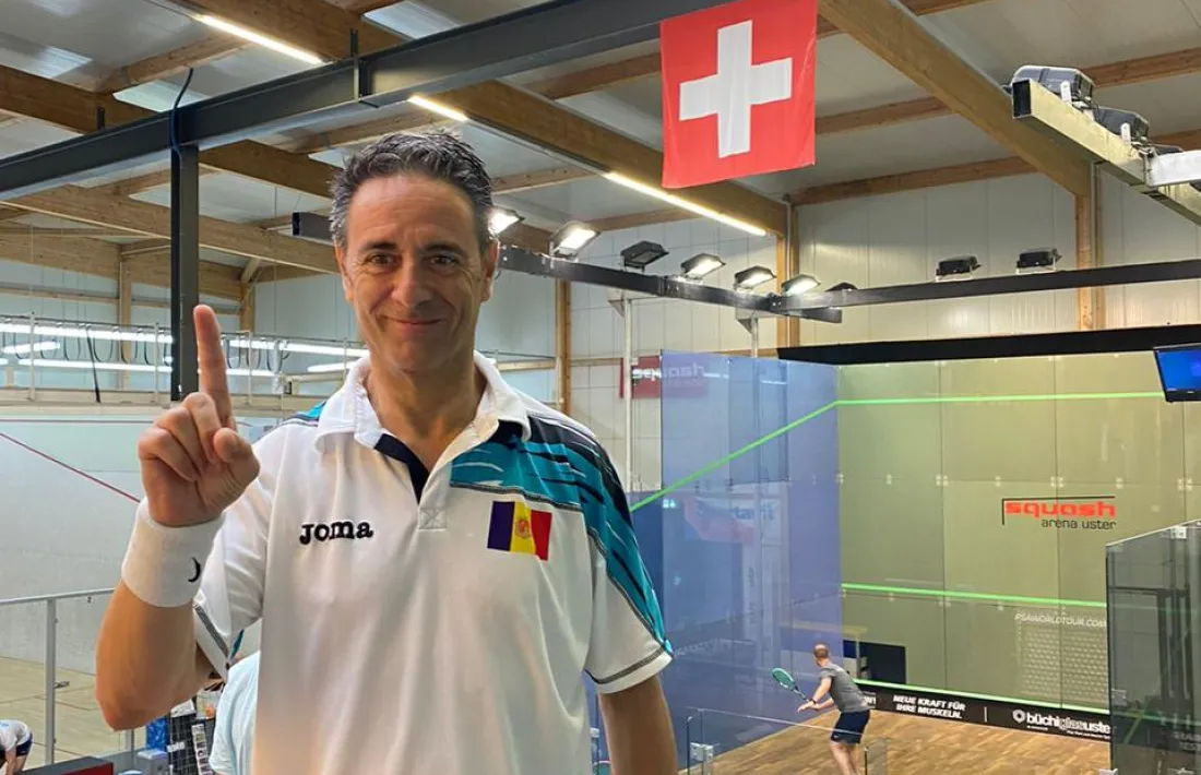 Lluís Suárez, a l’Esquaix Arena Uster.