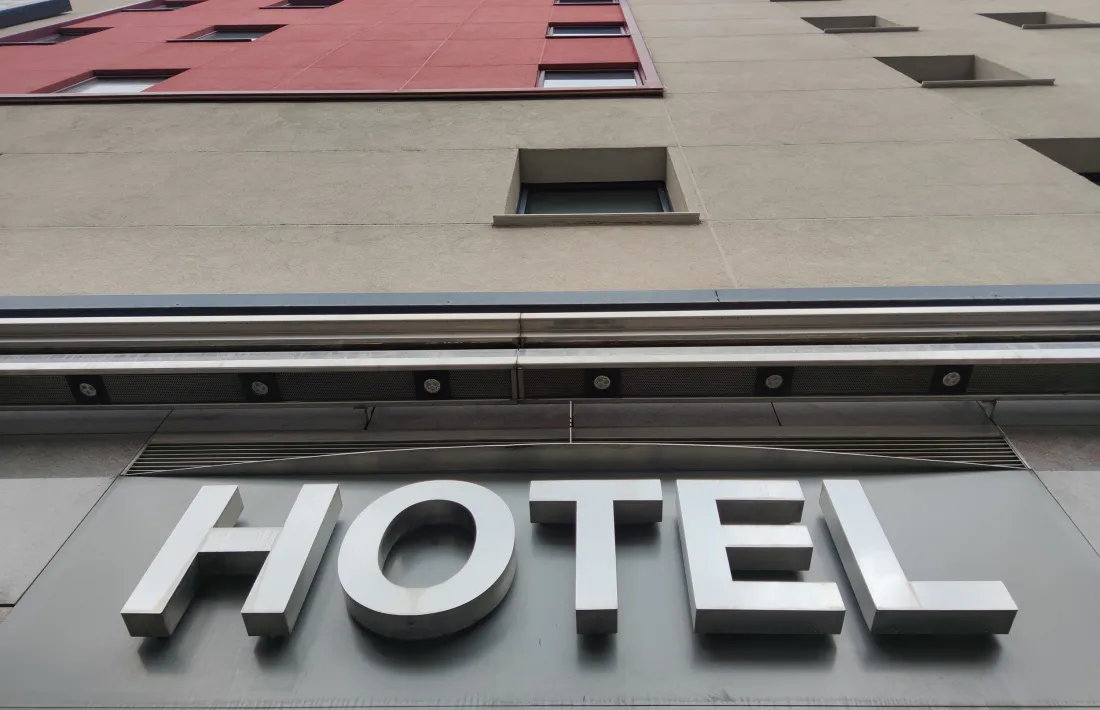 Un establiment hoteler del país.