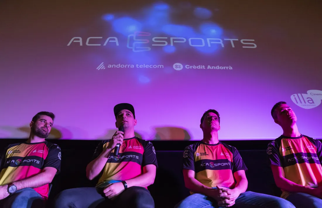 Cerqueira, Pisco i Pereira, Marques són els quatre pilots andorrans del primer equip de Sim Racing d’ACA e-sports.