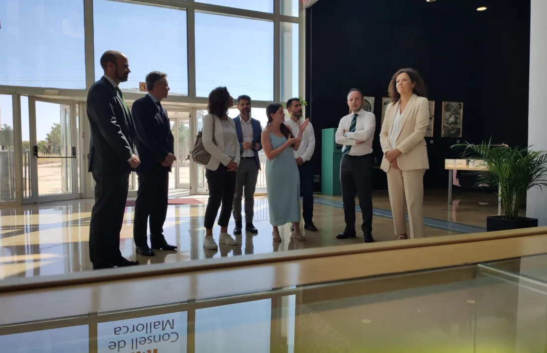 Espot i Calvó han visitat el Parc de Tecnologies Ambientals de Mallorca.