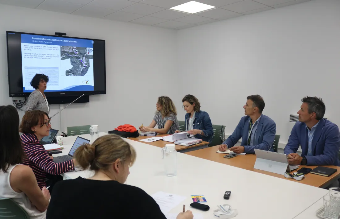 La reunió de la Comissió d'Informació i Vigilància del Centre de Tractament de Residus.