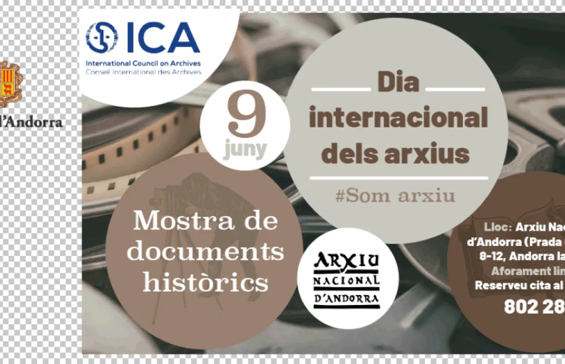 La selecció de documents originals es podrà veure lliurement a la sala de consulta de l'Arxiu a Prada Casadet el dia 9 i 10 de juny de les 08.30 a les 14.30 hores.