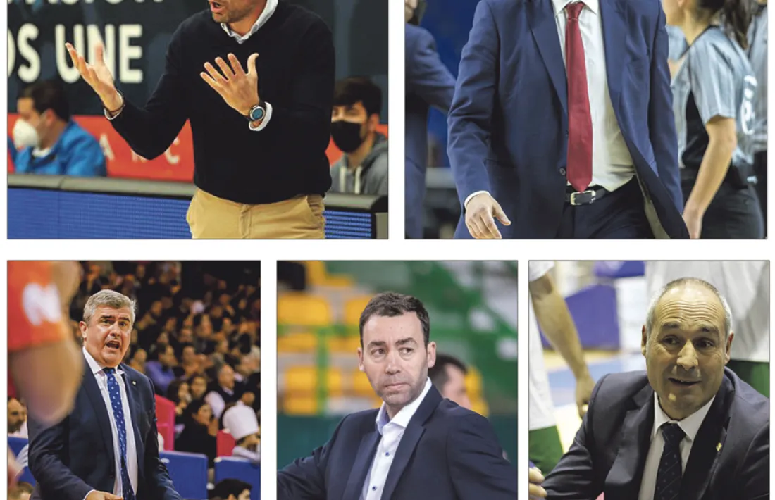 Natxo Lezkano, Jaume Ponsarnau, Óscar Quintana, Pedro Rivero i Curro Segura són els cinc candidats a dirigir el nou projecte del BC MoraBanc a LEB or.