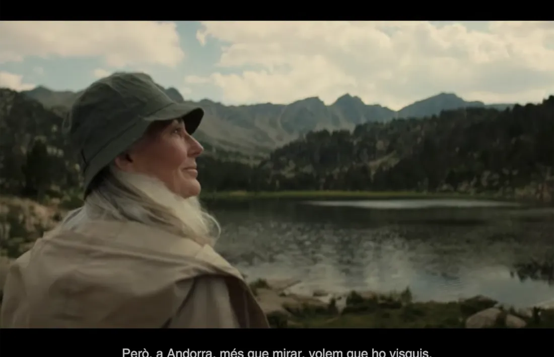 Imatge de l'espot d'Andorra Turisme premiat.