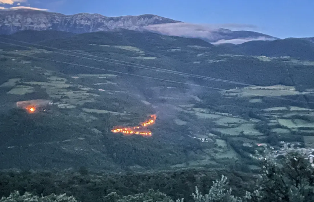 Imatge de la baixada des de les Peces l'any passat. 