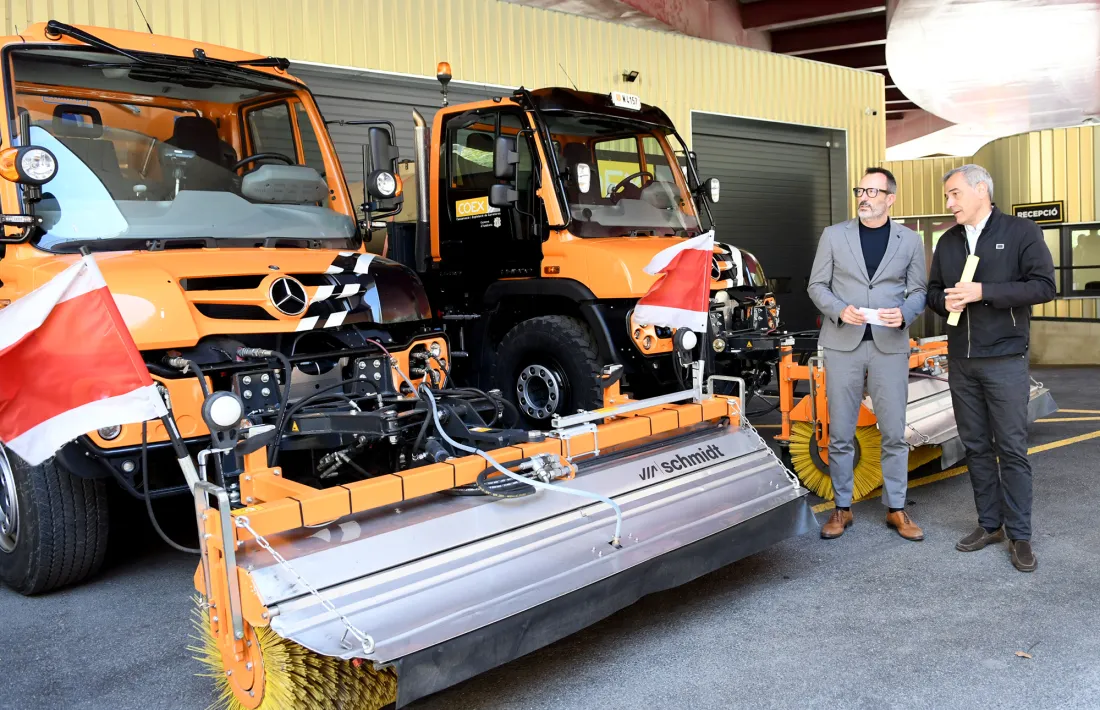 Filloy i Palmitjavila aquest matí a la central del COEX.