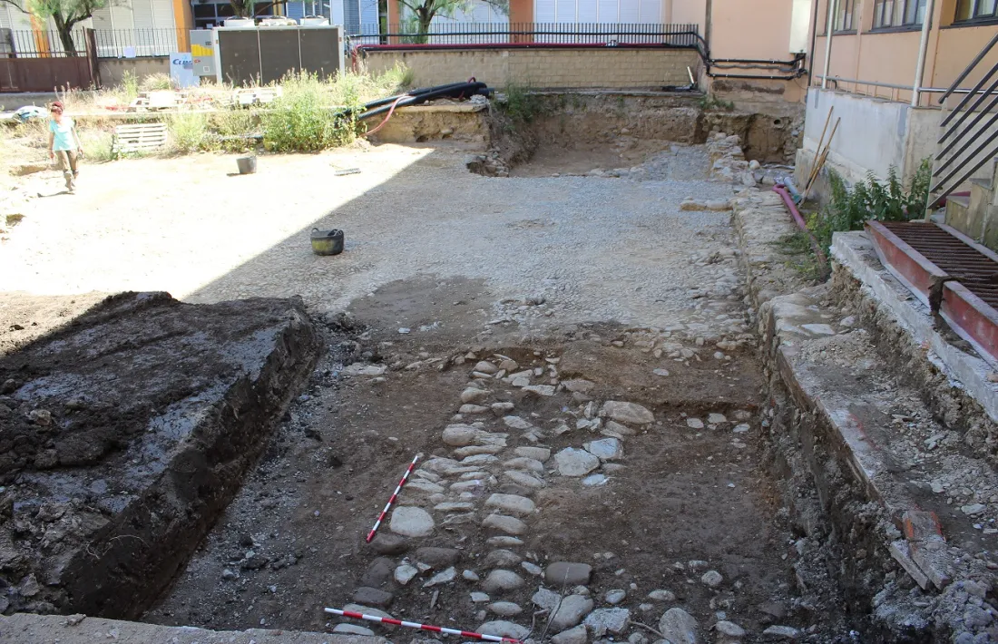 L'àrea on es continua amb la tercera fase de l'excavació. 