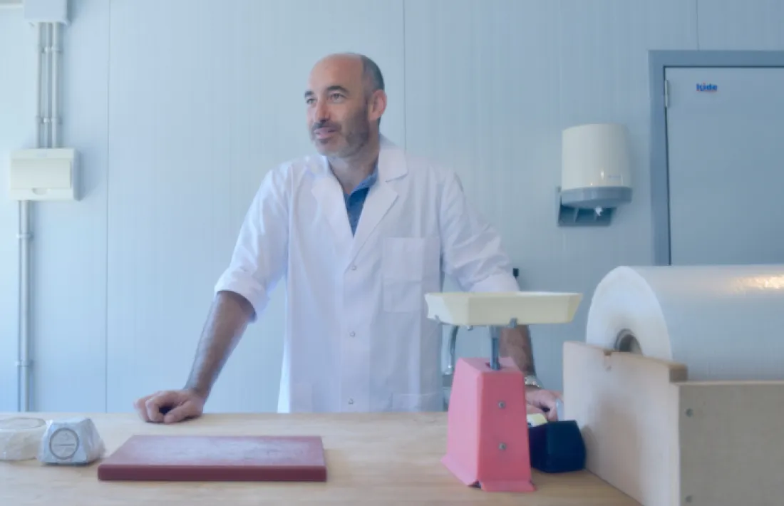 Venturós, al seu obrador. 