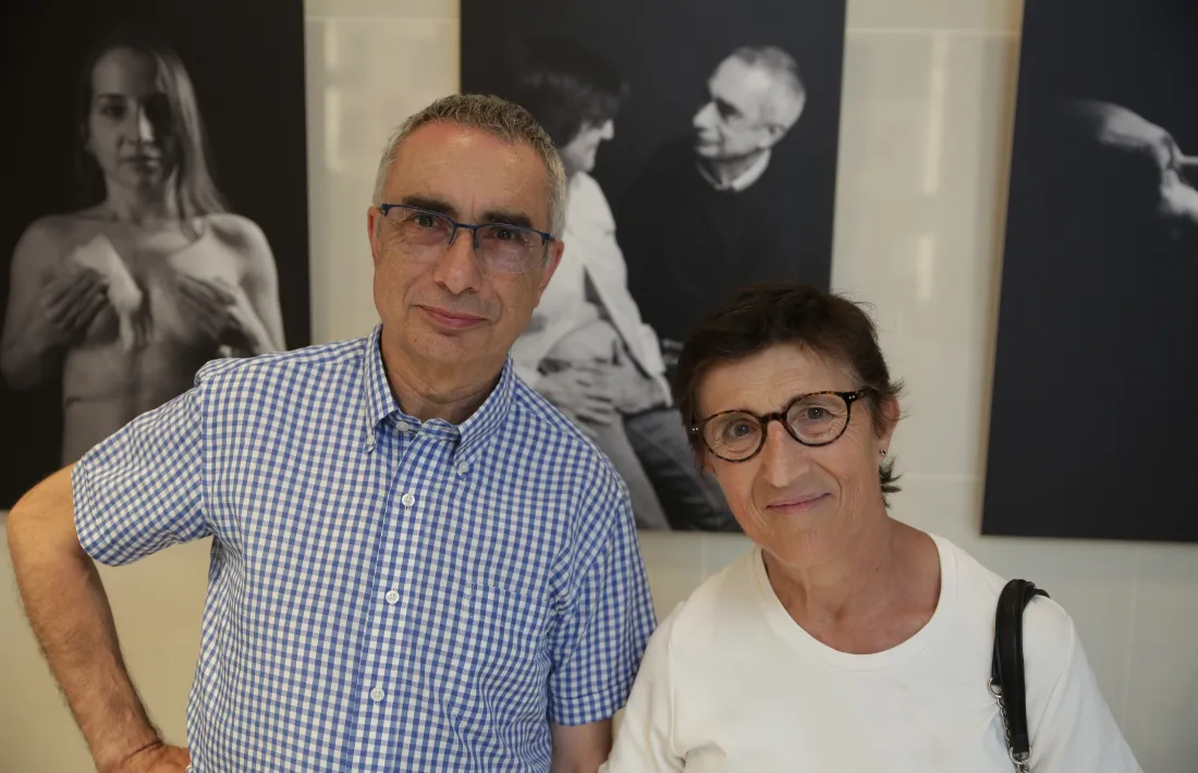 David Mas i Maria Garcia: fa dotze anys que ella porta un ronyó del seu marit.