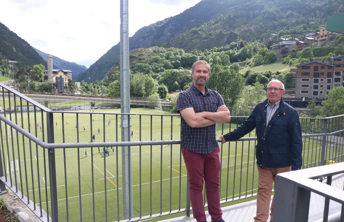 David Rios i Enric Riba aquesta tarda.