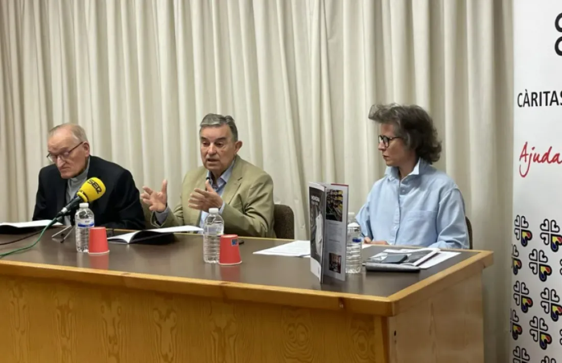 Càritas Andorrana va presentar ahir la memòria de l’exercici 2021.