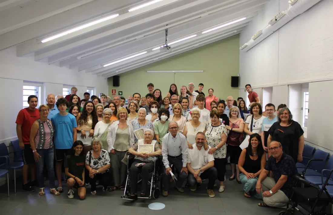 Foto de grup dels participants. 