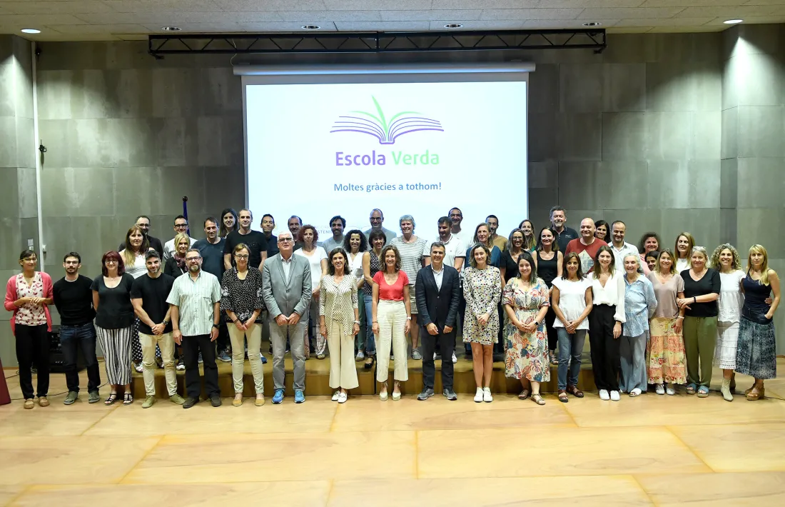 L’acte d’entrega de guardons del programa Escola Verda. 