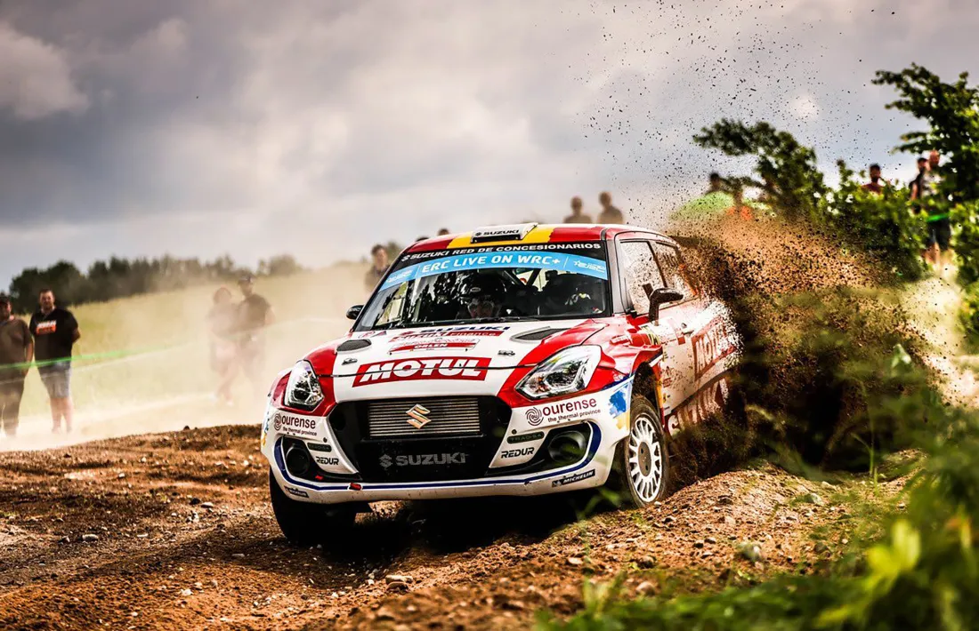 Joan Vinyes, al Ral·li Polònia.