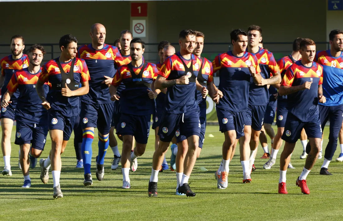 La selecció es va entrenar ahir a Chisináu i avui s’enfronta a Moldàvia a la quarta jornada de la UEFA Nations League.