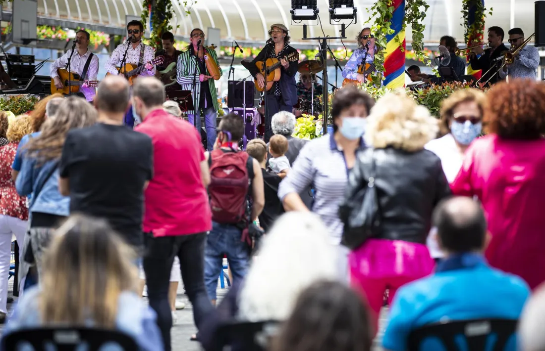 Concert de Los Manolos a la Festa del Poble de l'any passat.