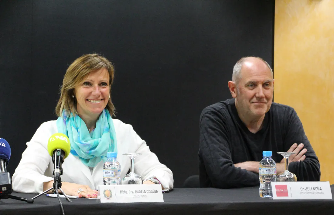 Codina i Peña en la roda de premsa d'avui.