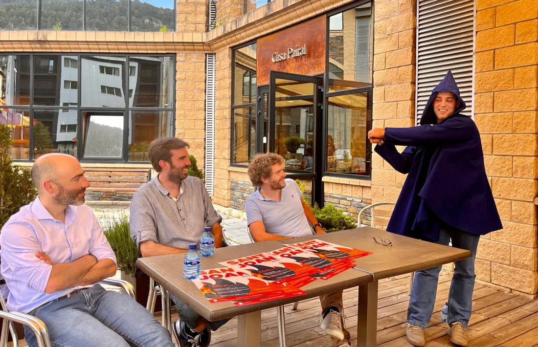 Alguns joves, com el Ferran Mata, ja tenen experiència com a fallaires d’Ordino.