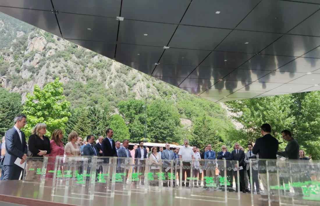 Un instant de l'acte de celebració dels 25 anys de Mobilitat.