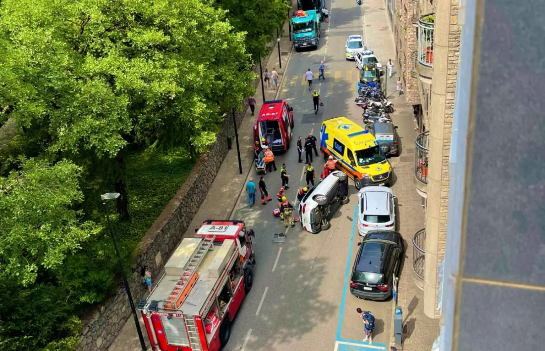 Els fets han tingut lloc a les 16.30 hores a l'avinguda de Santa Coloma.