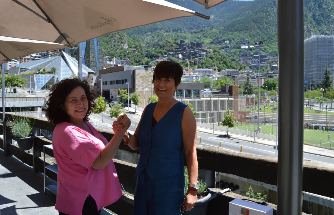 Carolina Caubet i Gemma Bofarull volen millorar la comunicació de la CASS amb els seus afiliats.