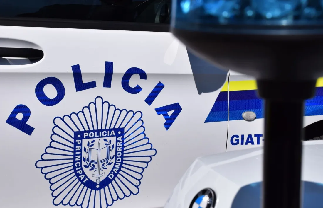 Un vehicle policial.