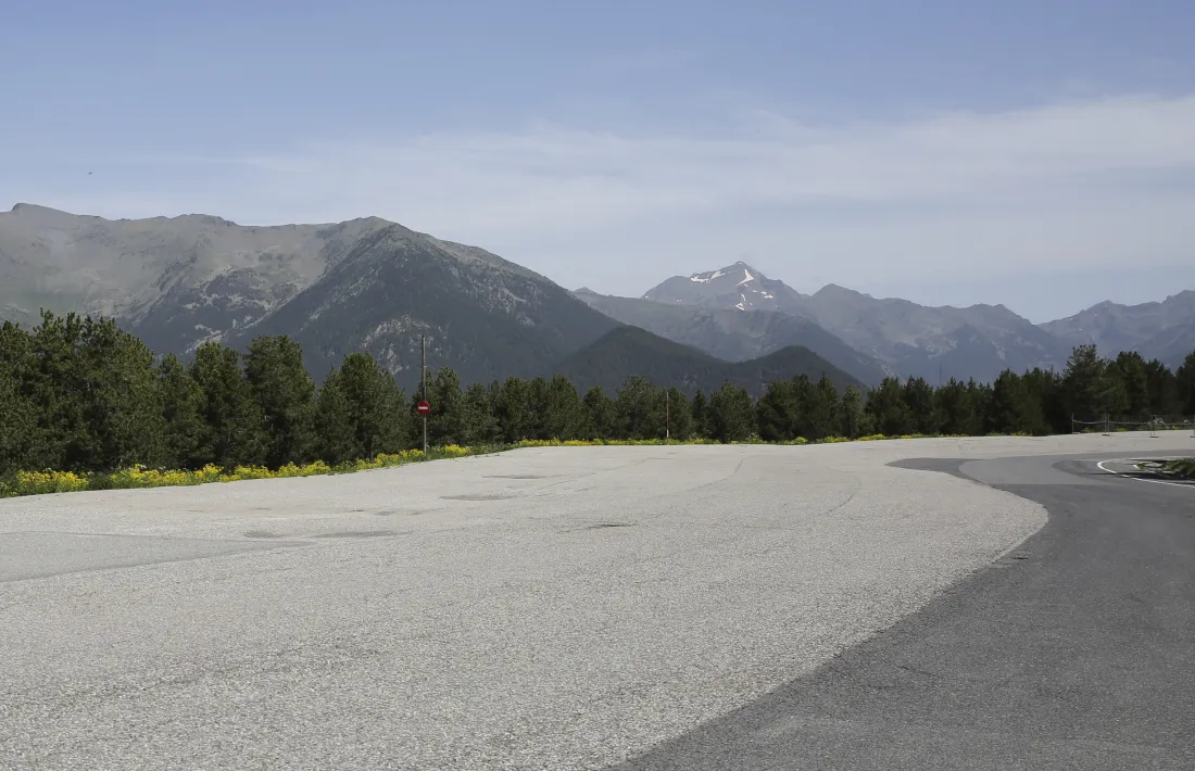 El pla de la Caubella on es preveu construir l’heliport nacional.