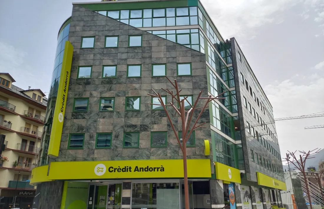 La seu social de Crèdit Andorrà.