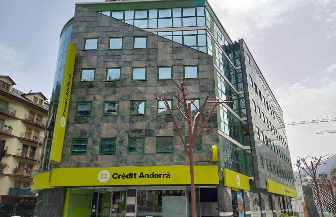 La seu social de Crèdit Andorrà.