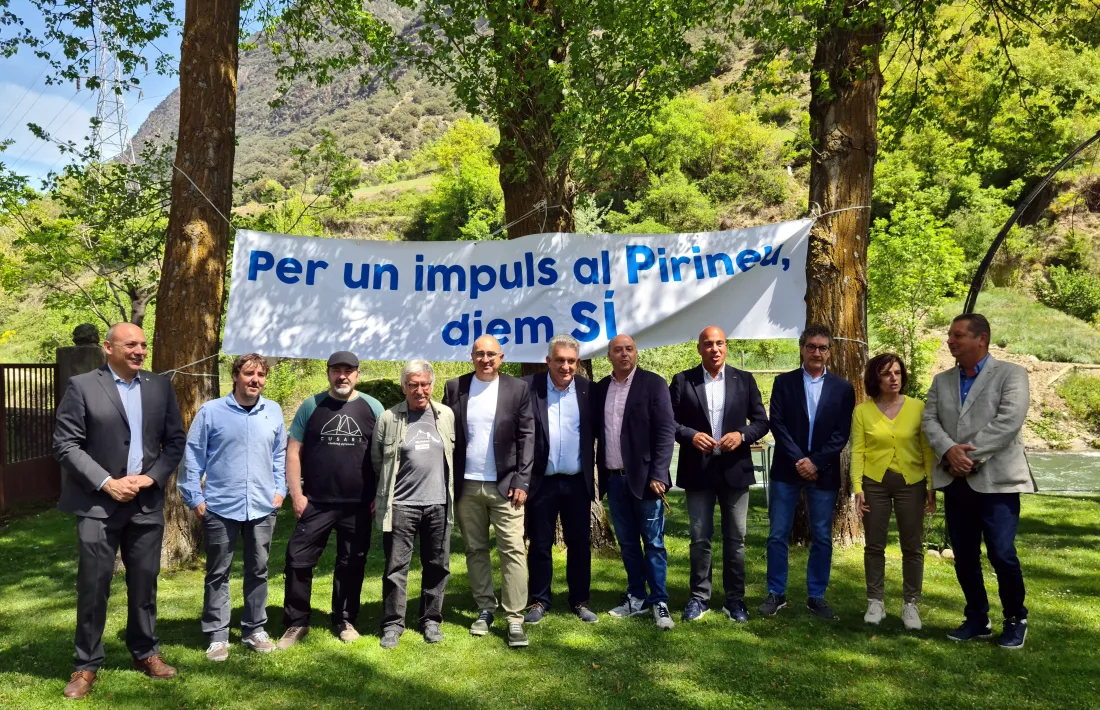 Els representants empresarials donaven suport a la candidatura olímpica.
