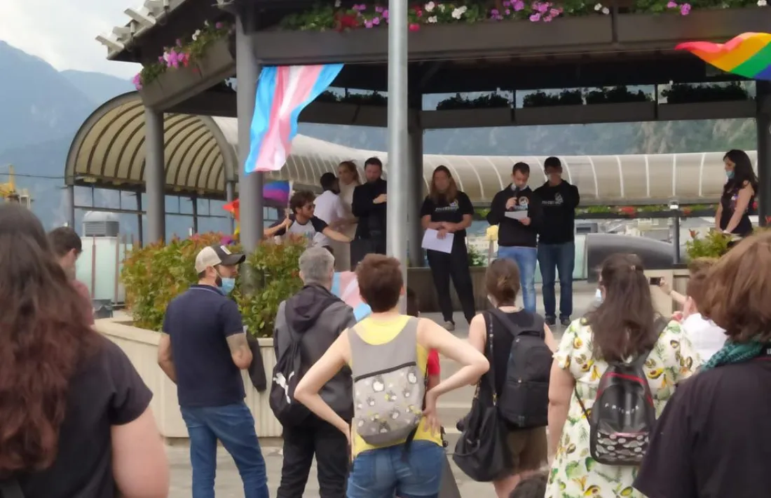 Imatge d'arxiu d'una anterior 'Pride' a la plaça del poble d'Andorra la Vella.