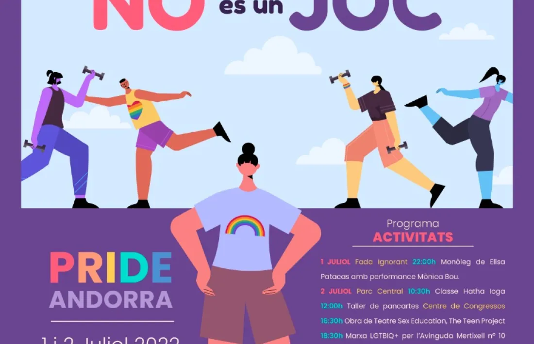 El cartell 'La diversitat no és un joc'.