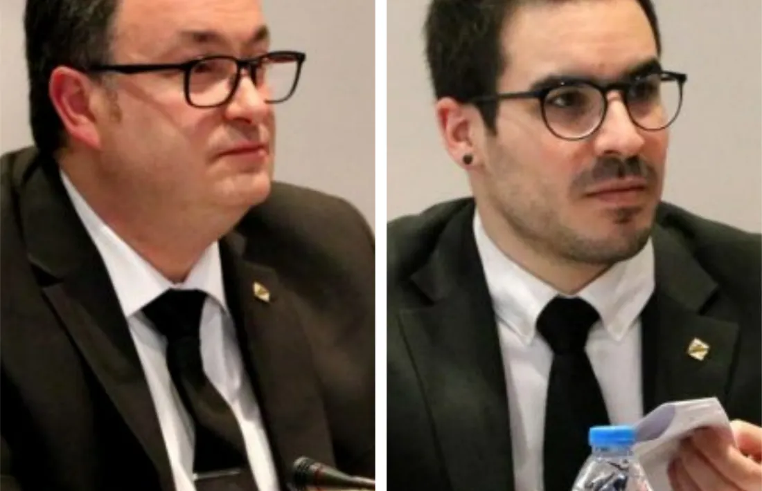 Èric Alguacil i David Cruz.