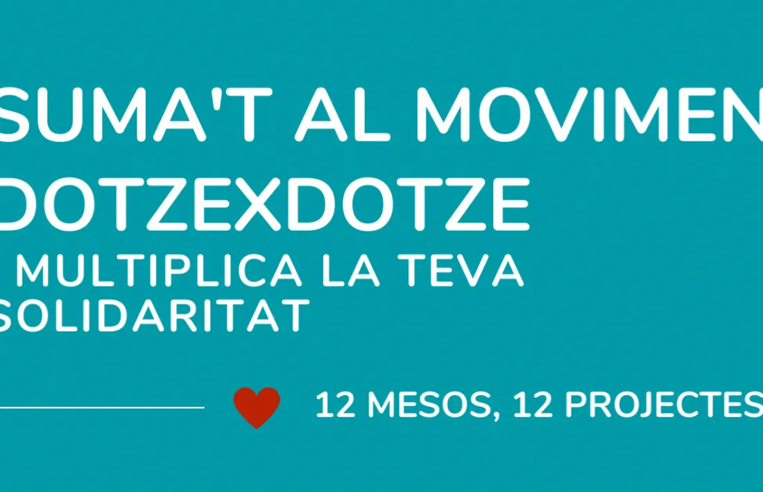 La iniciativa promociona una entitat solidària al mes.