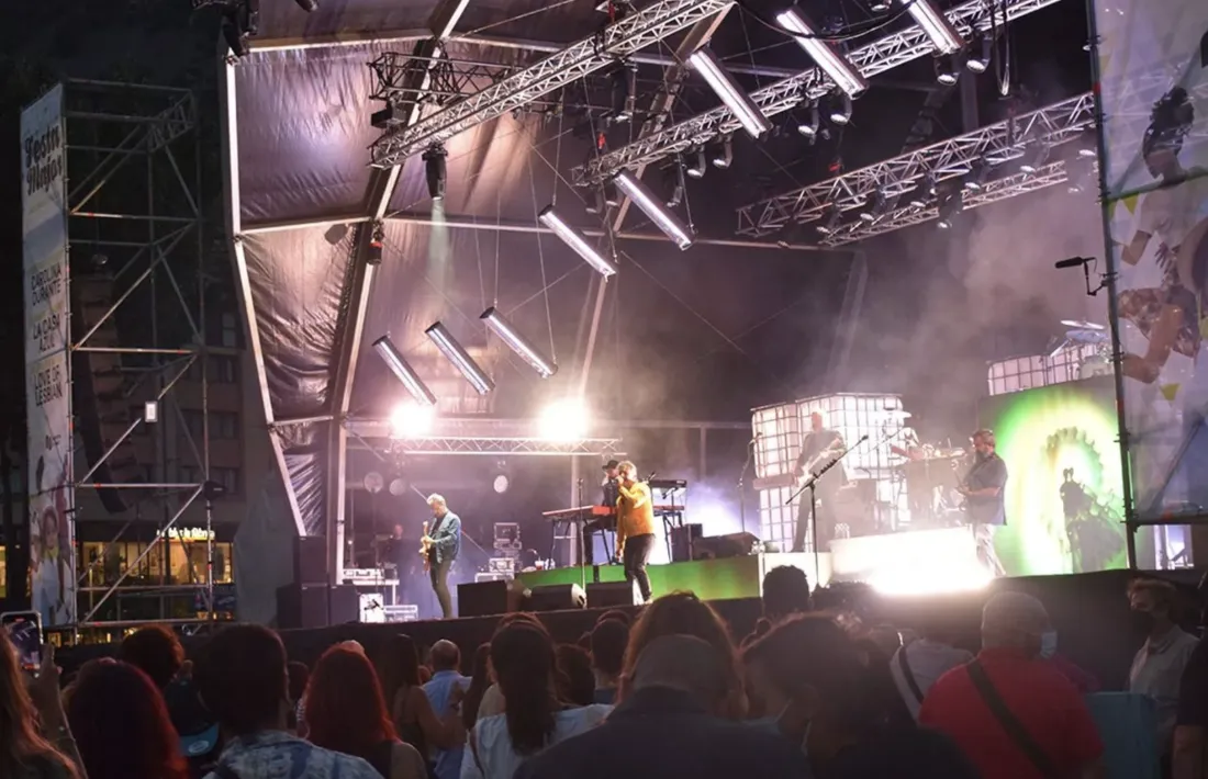 El concert de Love of Lesbian en el marc de celebració de la festa major d'Andorra la Vella de l'any passat.