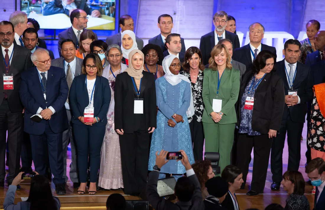 Els ministres d'educació a París.