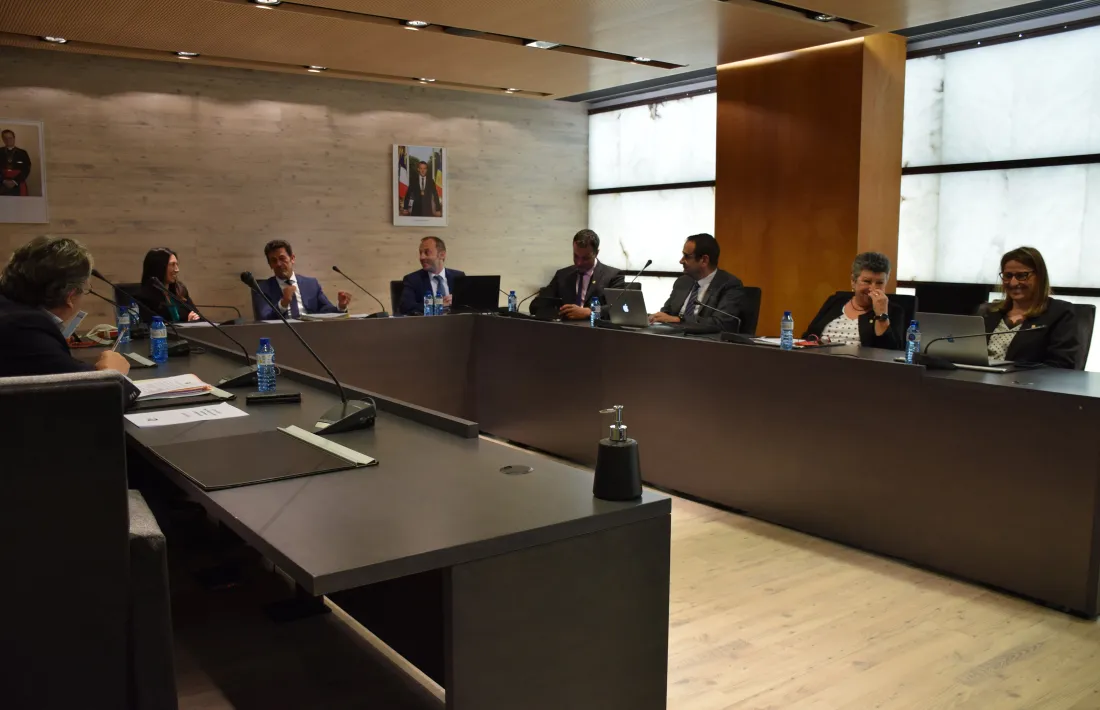 La sessió de Consell de Comú d’Ordino celebrada aquest dijous.