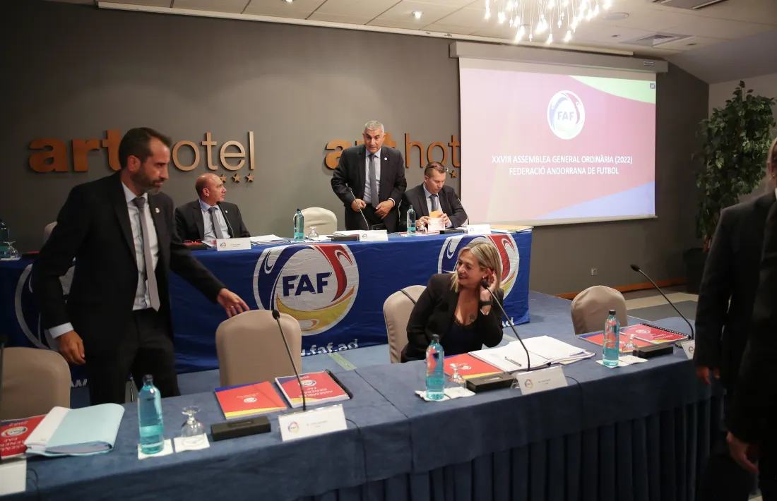 La Federació Andorrana de Futbol va celebrar ahir la seva Assemblea.