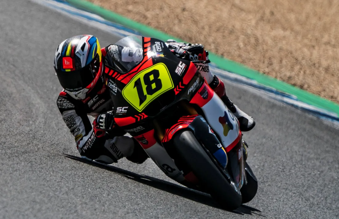 Xavi Cardelús, a Jerez.