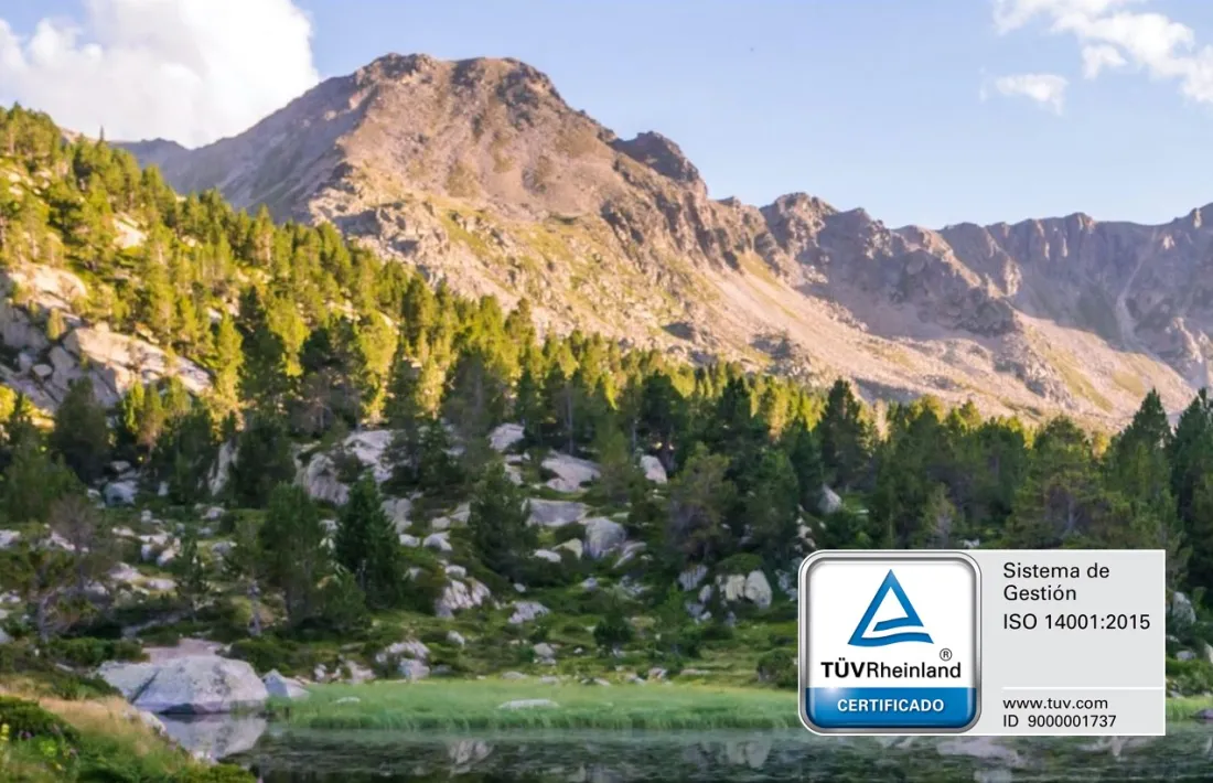 La certificació ISO 14001:2015 del seu Sistema de Gestió Ambiental.