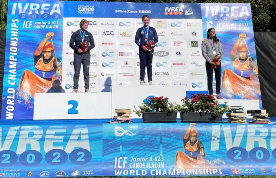 Monica Doria, al podi d’extrem.