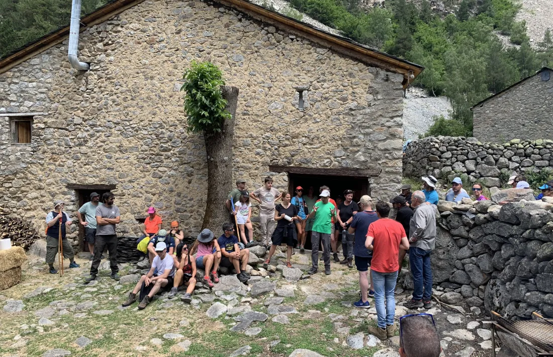 Inauguració de la borda de Ràmio, a la vall del Madriu.