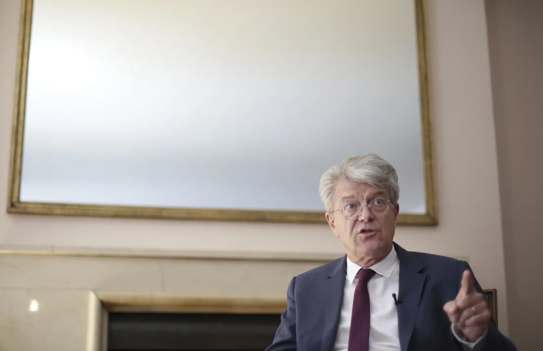 L’ambaixador de França a Andorra, Jean-Claude Tribolet, avui.