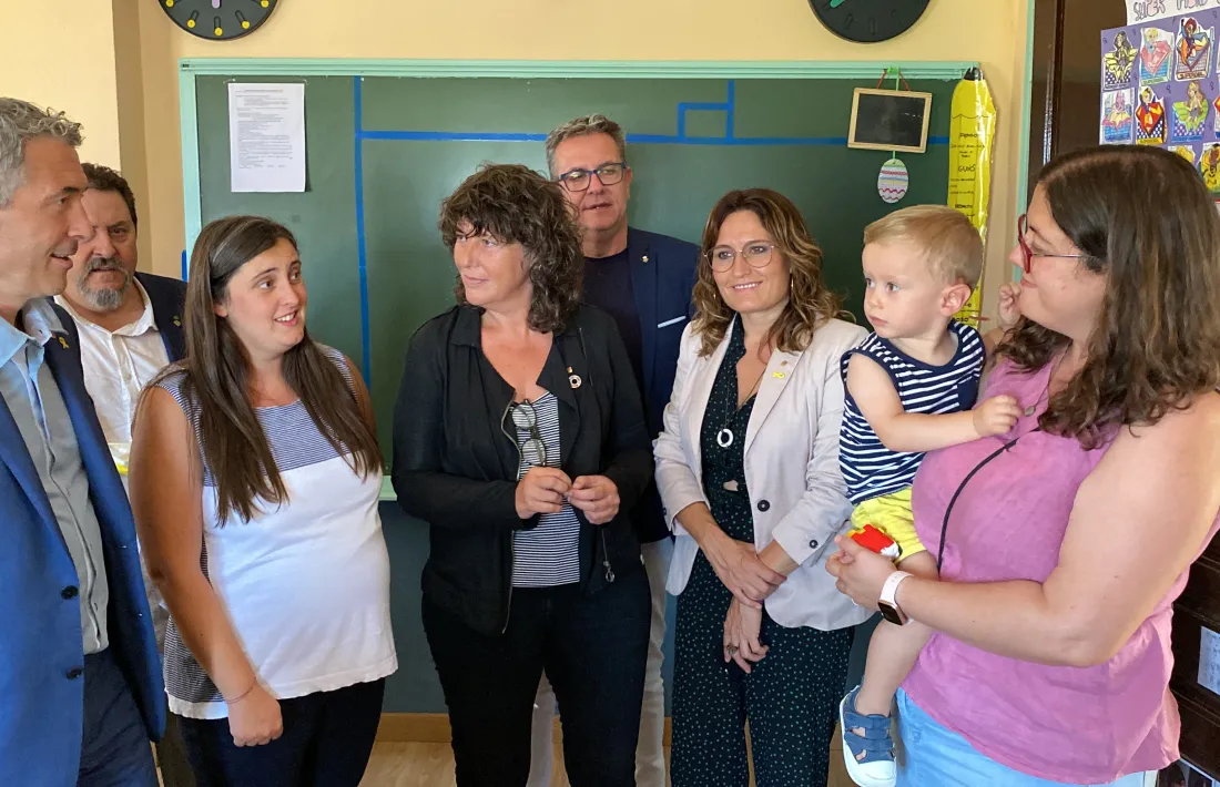 Visita dels consellers a Peramola.