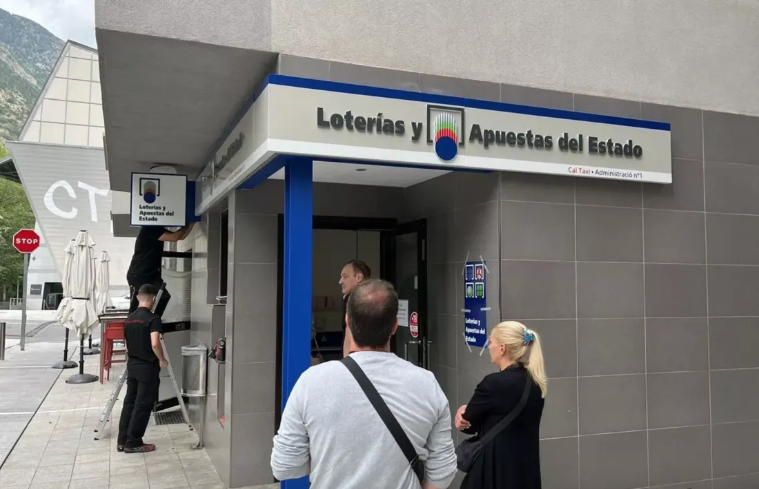 L'administració de loteria espanyola a Escaldes-Engordany.