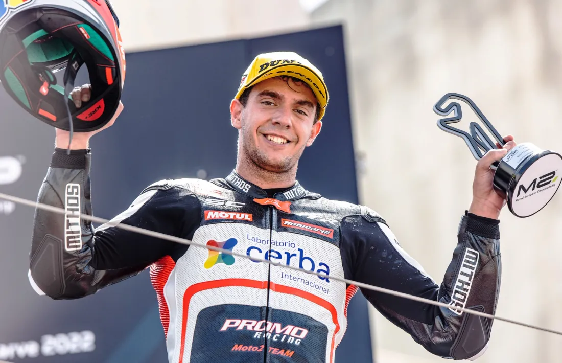 Xavi Cardelús, al podi de Portimao.