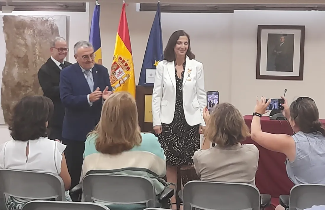 Un moment de l'acte d'imposició de la 